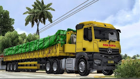 Mod Truck Mercy Actros Trailer Siba Surya By Ade Iskandar