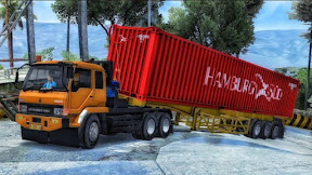 Mod Truck Fuso FN Trailer Kontainer By Ade Iskandar